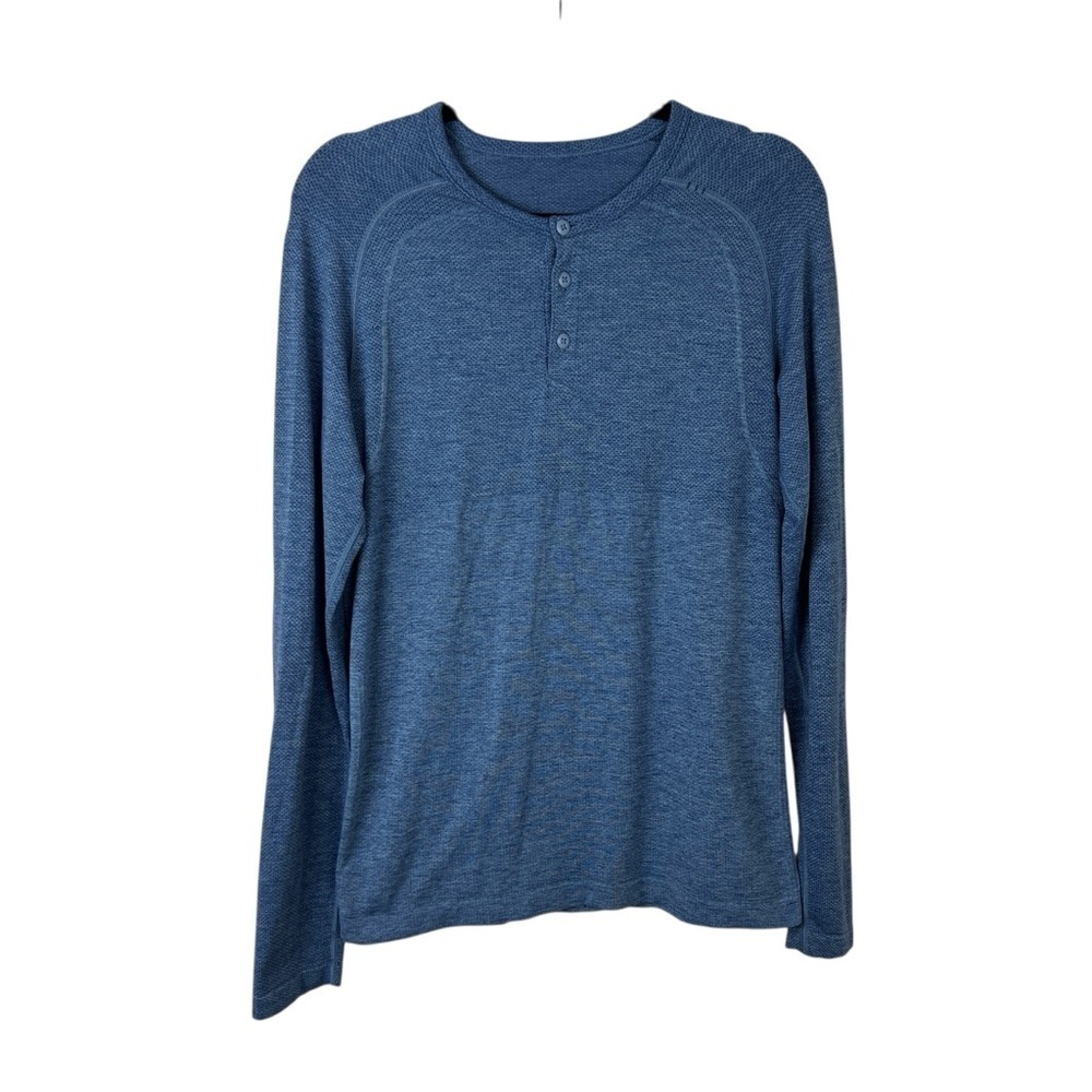 Lululemon Metal Vent Long Sleeve Henley Shirt